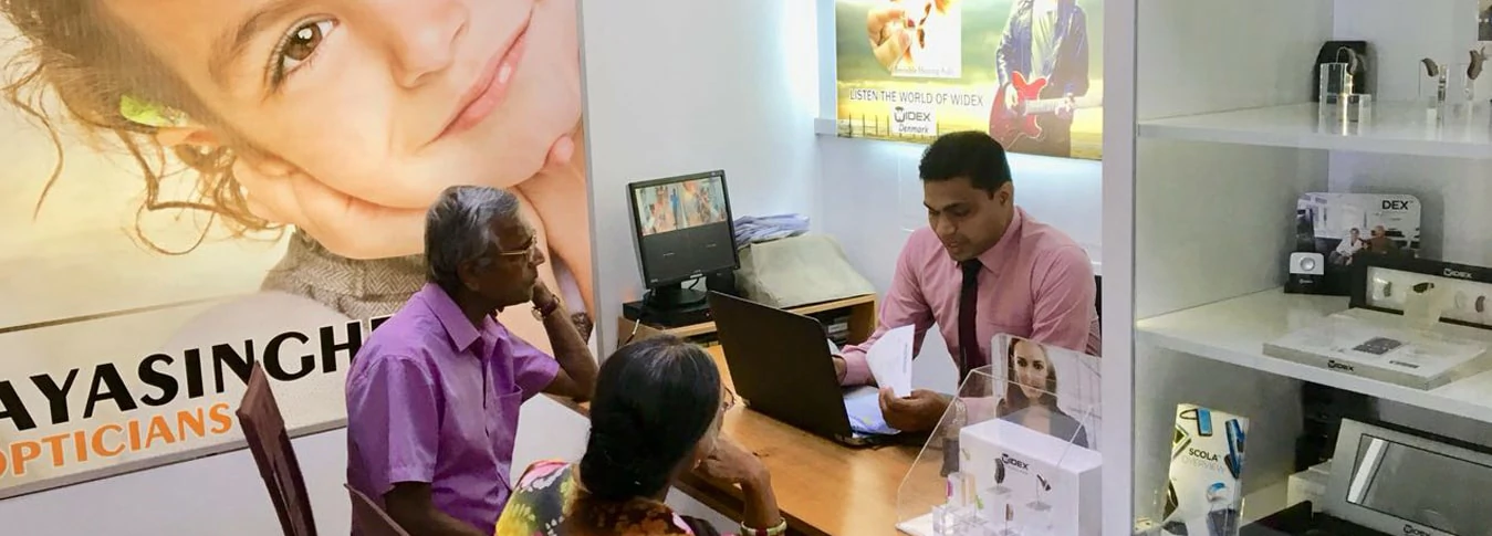 Opticians in Colombo | Doctor checking patient